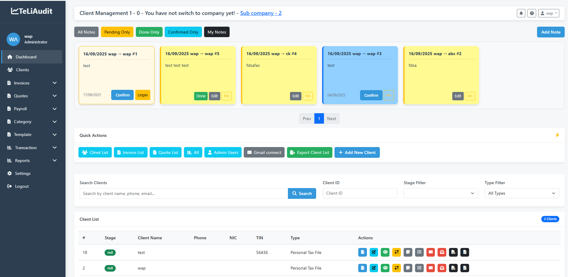 Invoice Dashboard